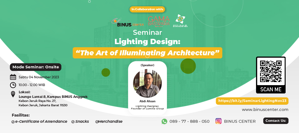Seminar Lighting Design “The Art of Illuminating Architecture”