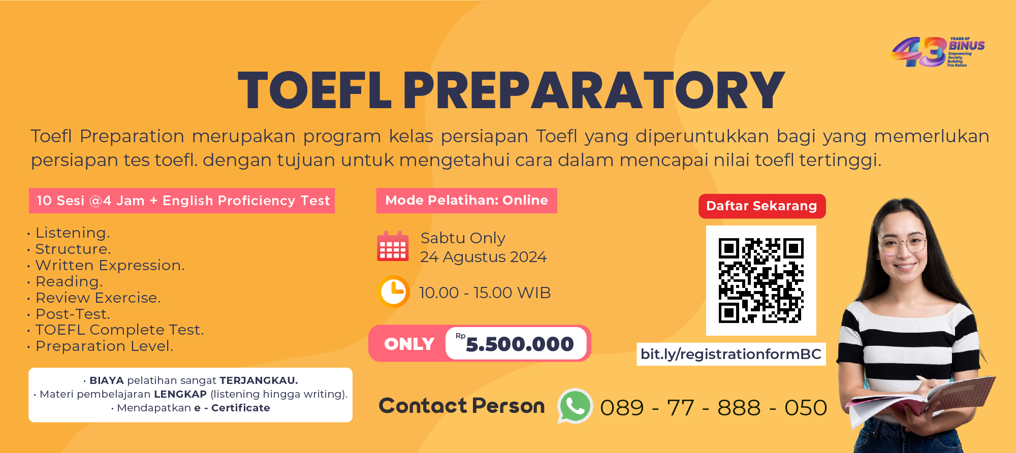 TOEFL Preparatory