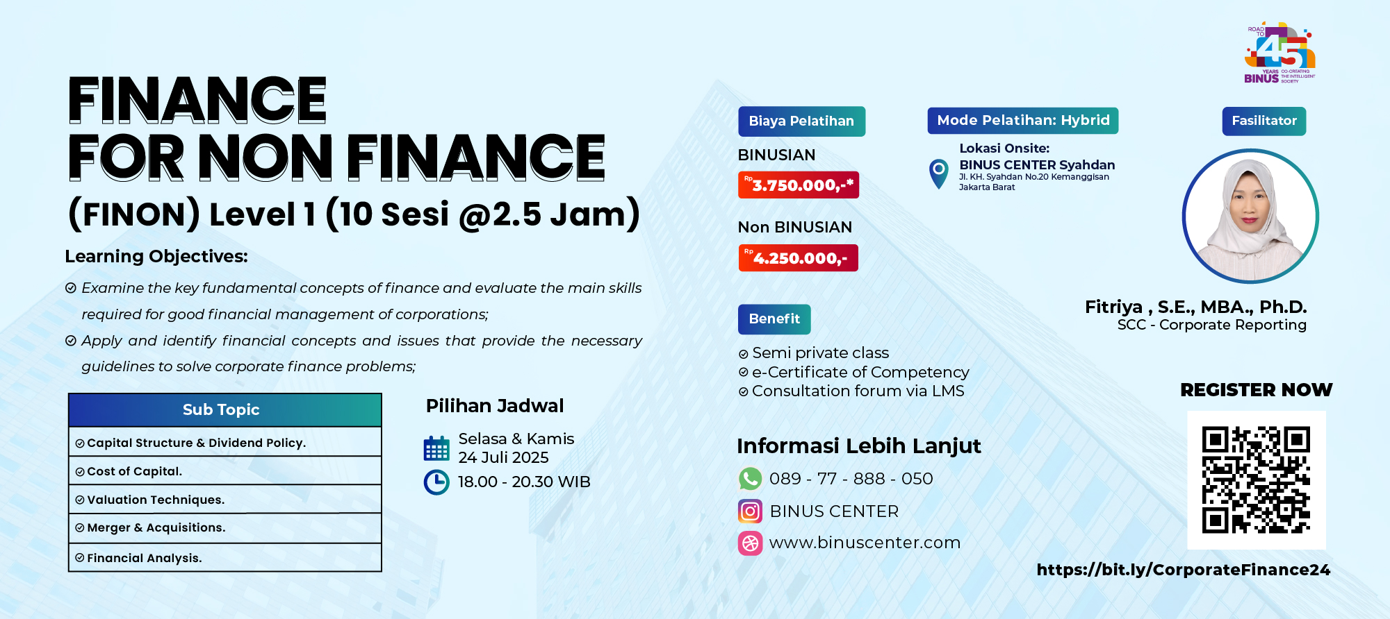 Finance for Non Finance (FINON)