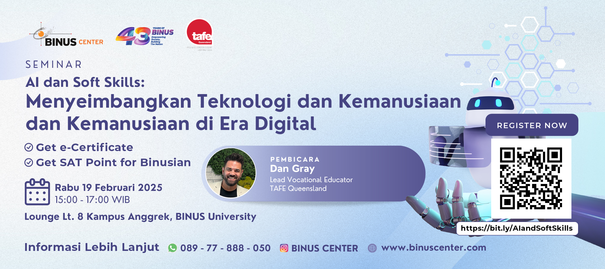 Seminar Artificial Intelligence and ASoft Skills: Harmonizing Technology and Humanity in the Digital Era