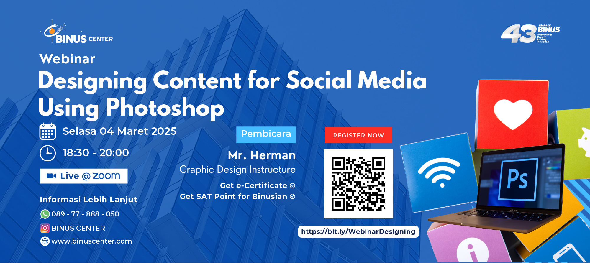Webinar Designing Content for Social Media Using Photoshop