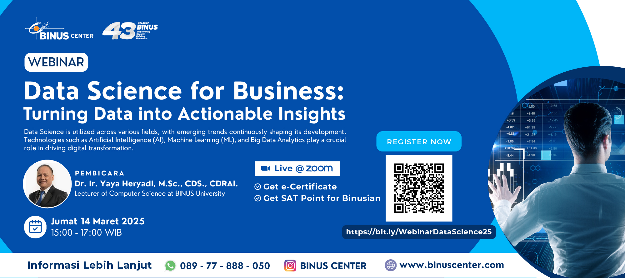 🚀 WEBINAR GRATIS! 🚀 “Data Science for Business: Turning Data into Actionable Insights”