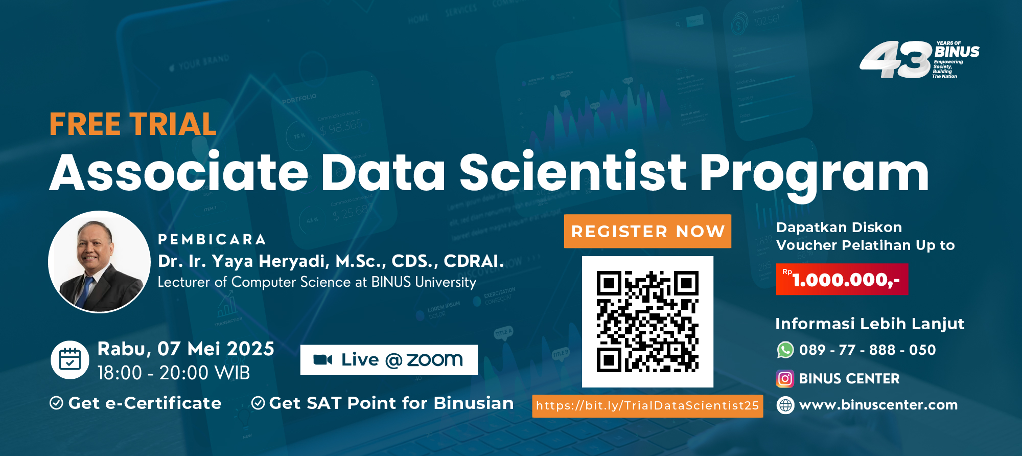 FREE TRIAL ASSOCIATE DATA SCIENTIST PROGRAM