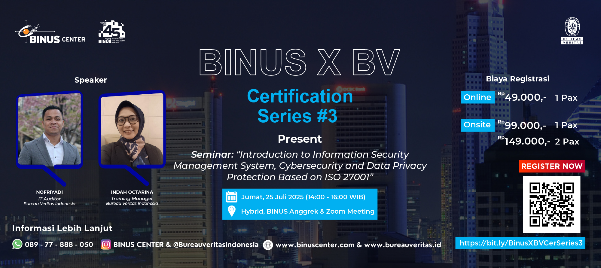BINUS X BV Certification Series #3