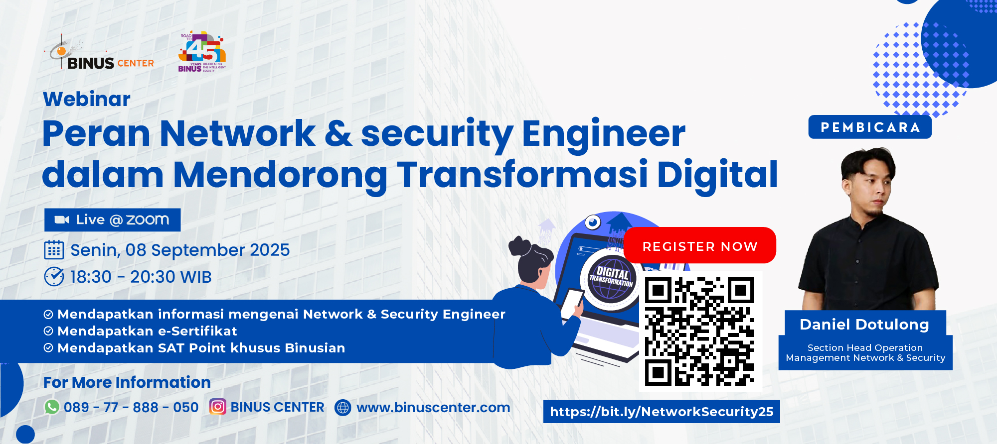 Webinar “Peran Network & Security Engineer dalam Mendorong Transformasi Digital”