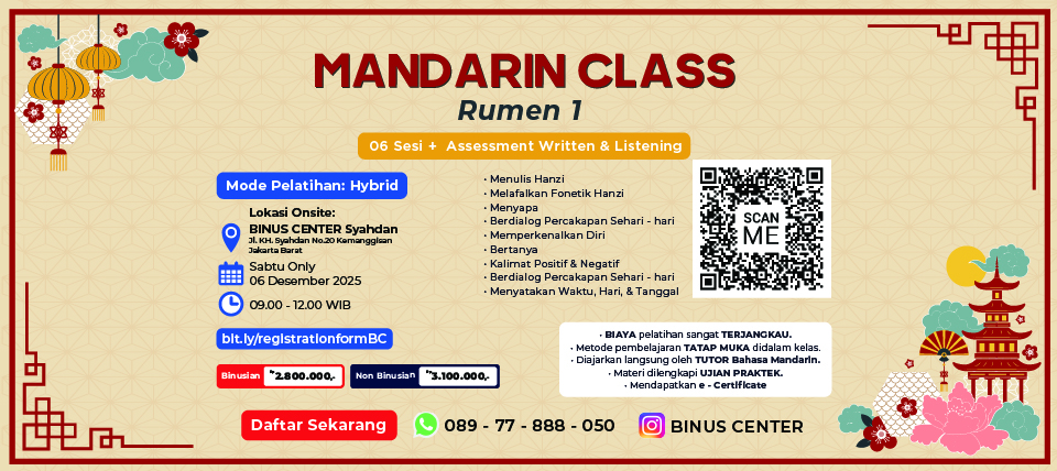 Mandarin Class (Rumen 1)